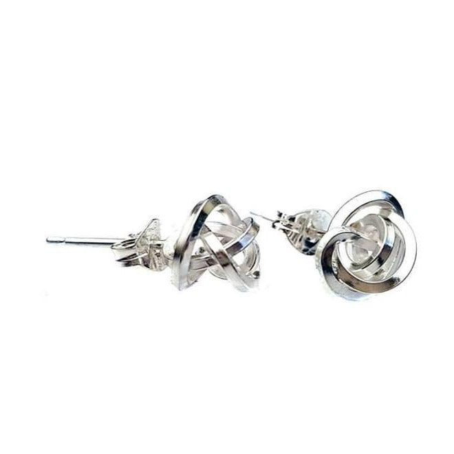 Silver knot Earrings - The Collective Dublin