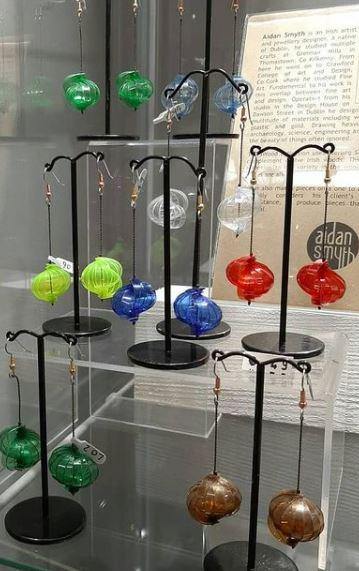 Lantern Earrings Light Green - The Collective Dublin
