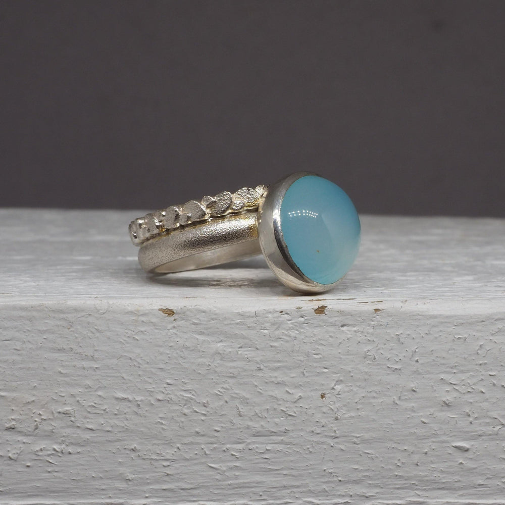 Blue Stone Wing Ring - The Collective Dublin