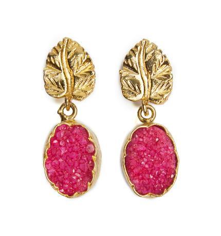 The Collective Dublin - Home to Irish Design - Watermelon Tropical  :  Pink Ginger Earrings