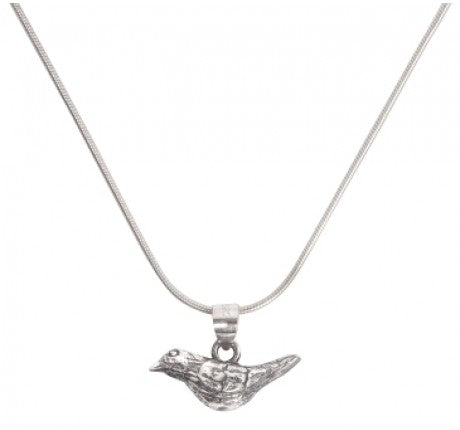 Wildlife Pendant - Robin with Chain