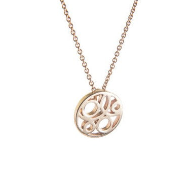 YELLOW GOLD FLOW PENDANT - The Collective Dublin