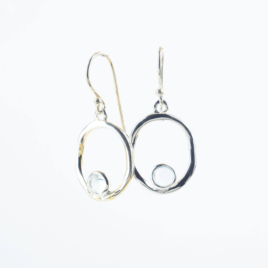 Silver and Blue Topaz Drops - The Collective Dublin