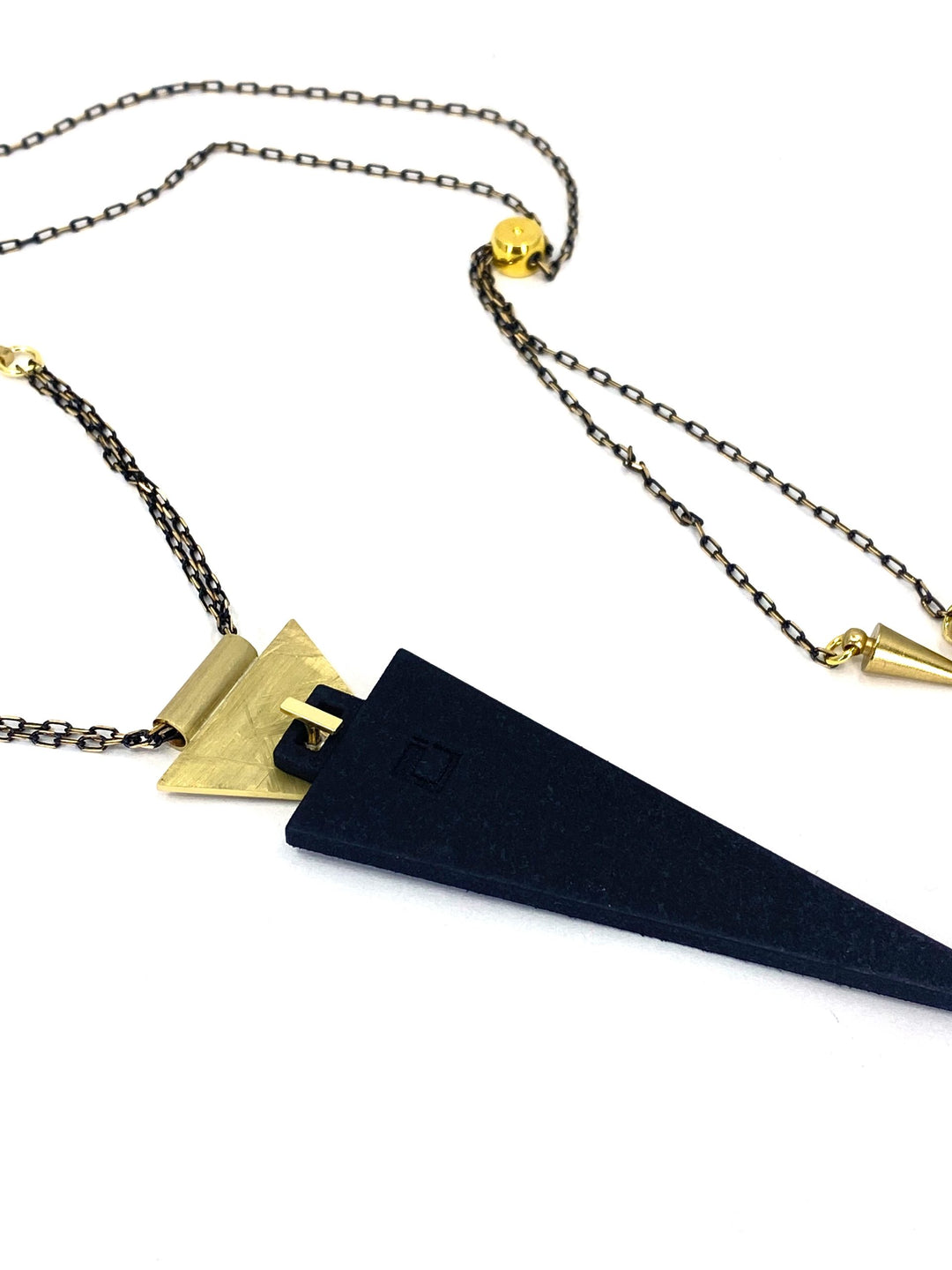 Vibe Long Triangle Necklace