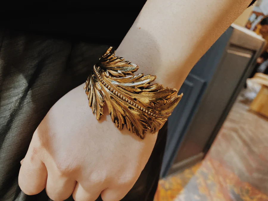 Coco Feather Bracelet Gold