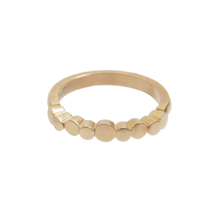 Yellow gold 'pebble' ring - The Collective Dublin