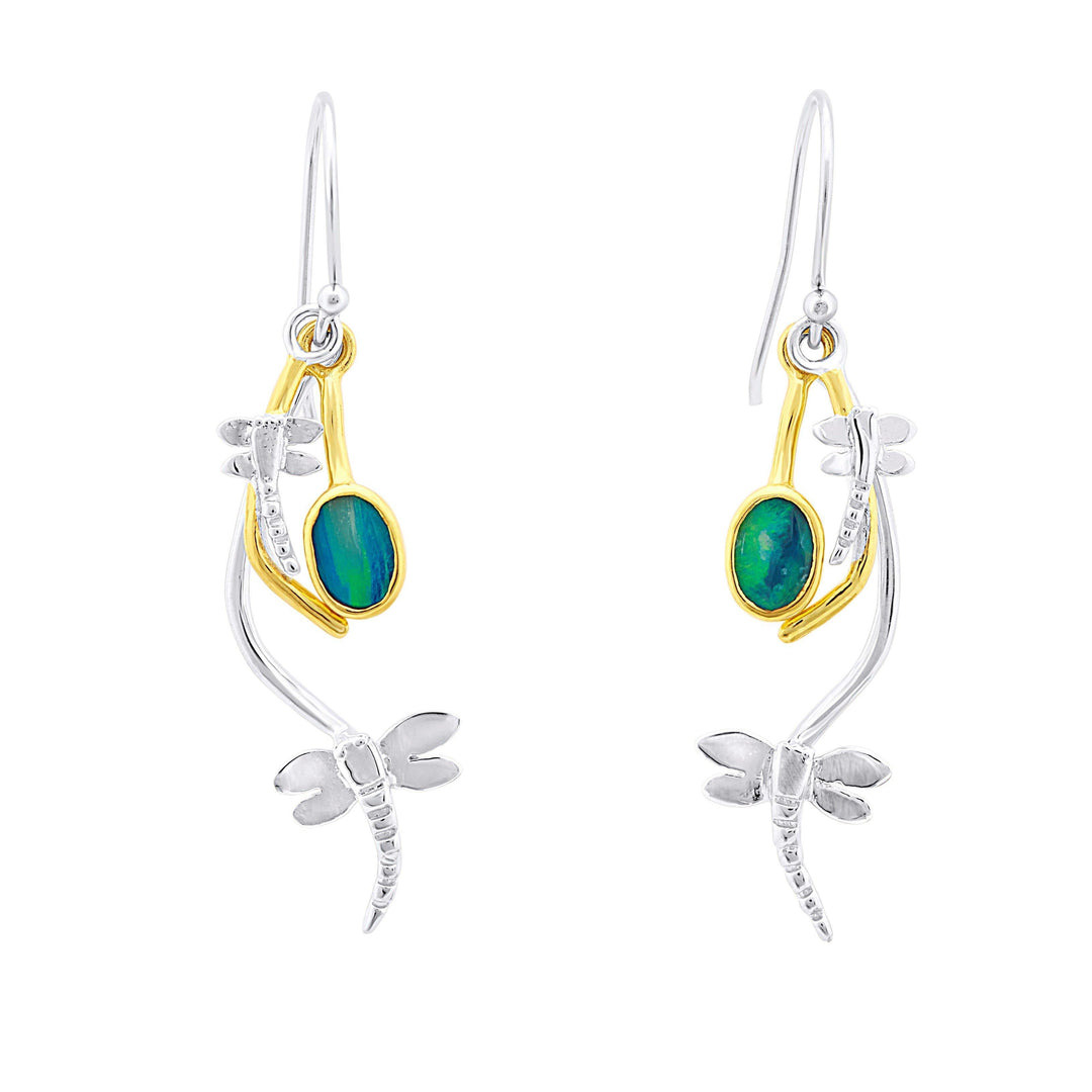 Ripple Earrings in Opal - Gallardo & Blaine Designs