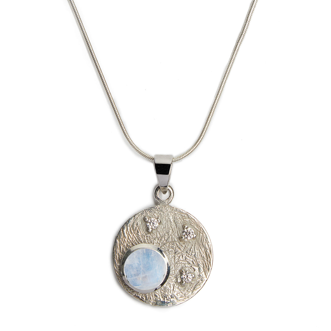 Celeste Necklace in Silver & various gemstones