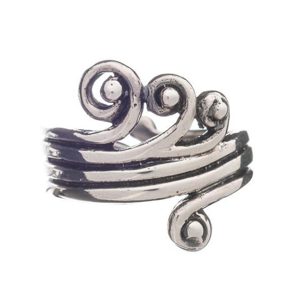Crown Ring in Silver - Gallardo & Blaine Designs
