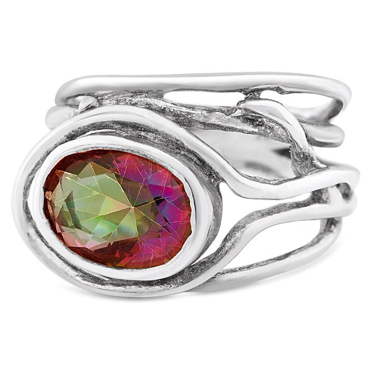 adjustable gemstone ring-Gallardo & Blaine Designs