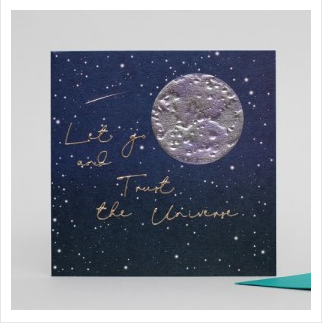 'Let Go And Trust The Universe' Card - The Collective Dublin