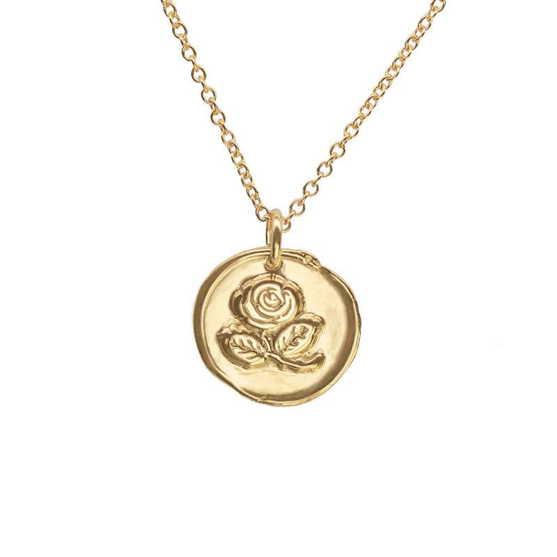 The Irish Rose Necklace Gold The Collective Dublin